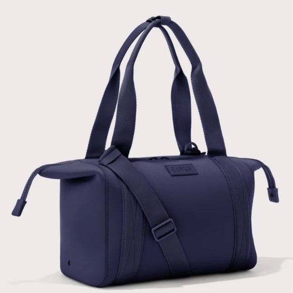 Dagne Dover Landon Carryall Medium ~Navy Travel Bag. Dust Bag added - Picture 8 of 11
